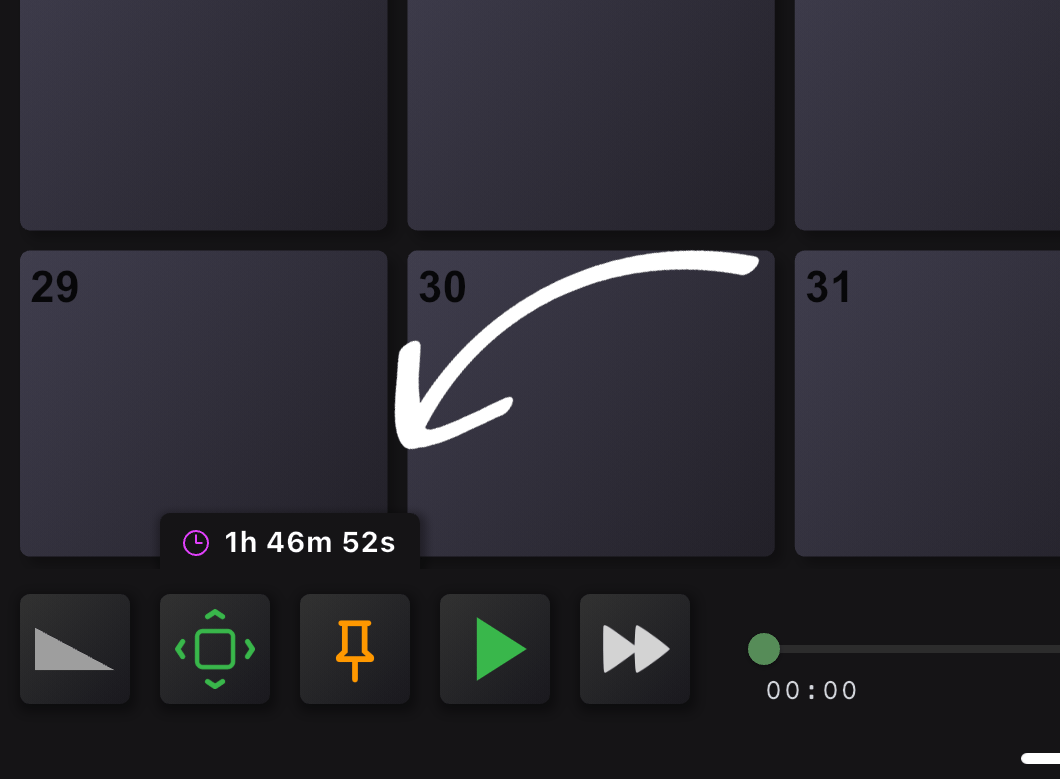 Total Duration Label Example